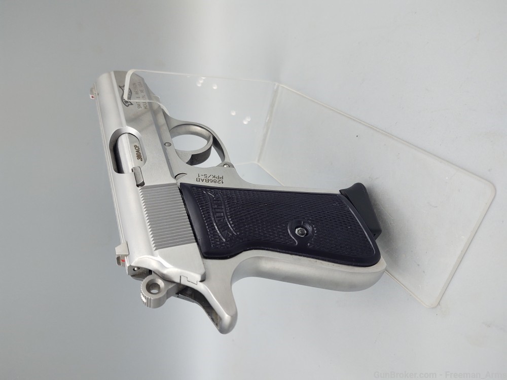 Walther PPK/S Semi Auto Pistol-Stainless Steel-380ACP-7 round Mag-img-3