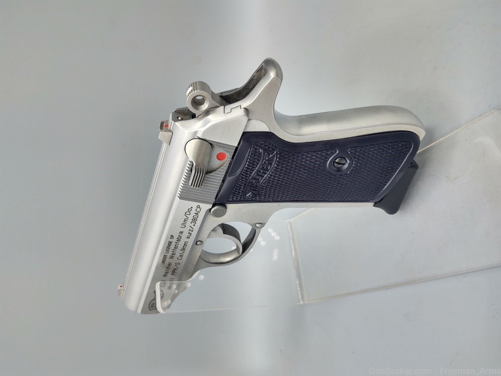 Walther PPK/S Semi Auto Pistol-Stainless Steel-380ACP-7 round Mag-img-2