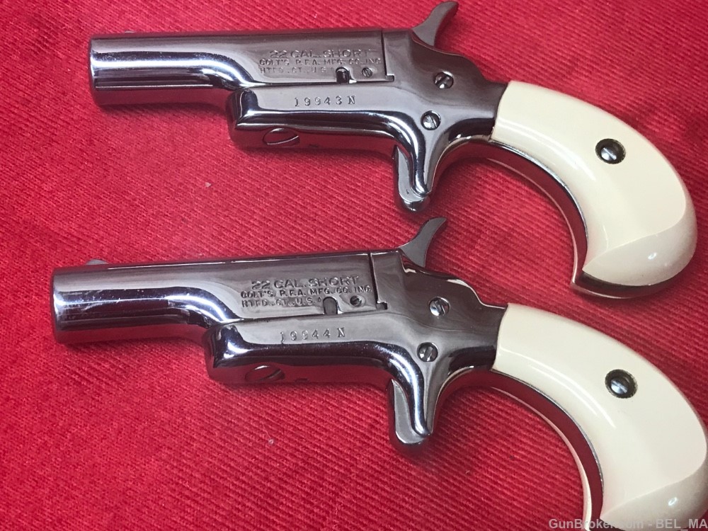 Colt Deringer Limited Edition Pistol Set (2) in original book/box .22 short-img-5