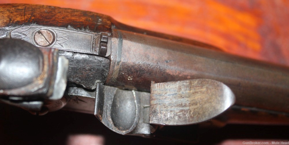 Flintlock pistol-lock marked Greer-img-6