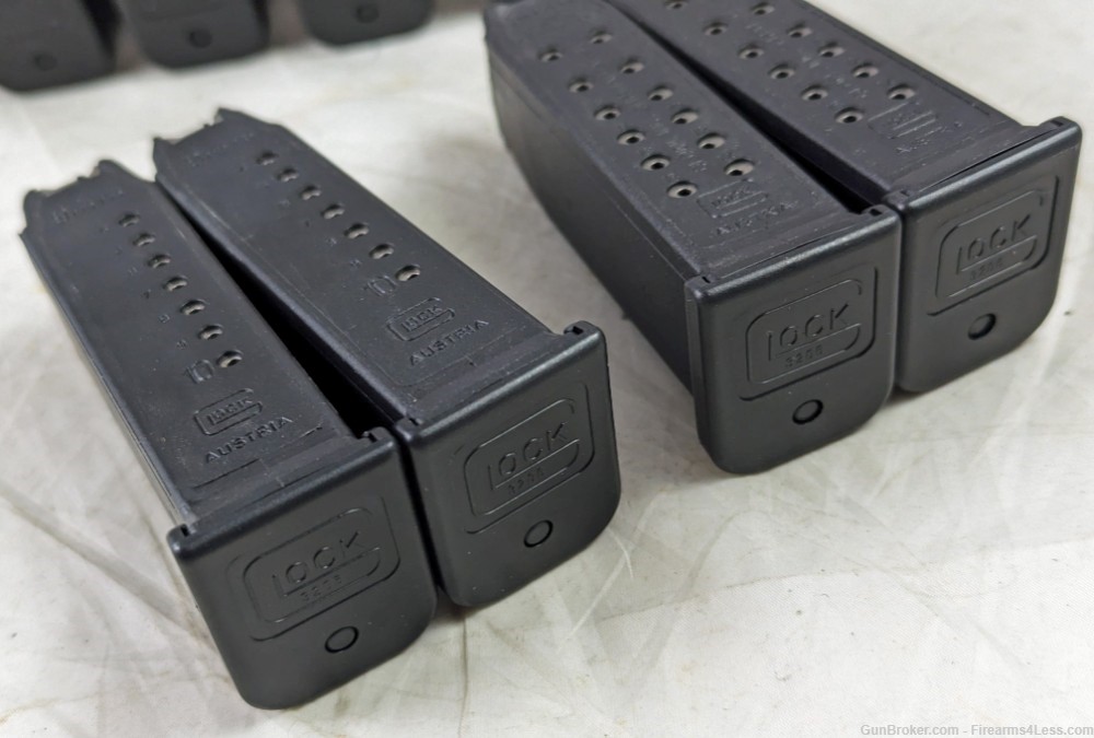 (13) Factory Glock 19 Magazines 9mm 15rd 10rd LE Austria 10 15 Restricted-img-3
