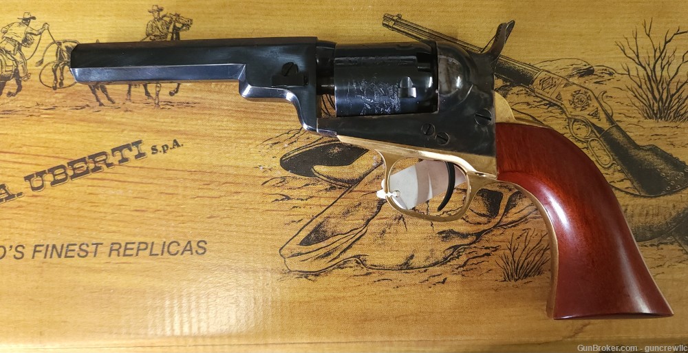 Uberti 340380 1849 Wells Fargo Pocket Pistol Octagon 31cal 4" SHIPS FAST-img-2