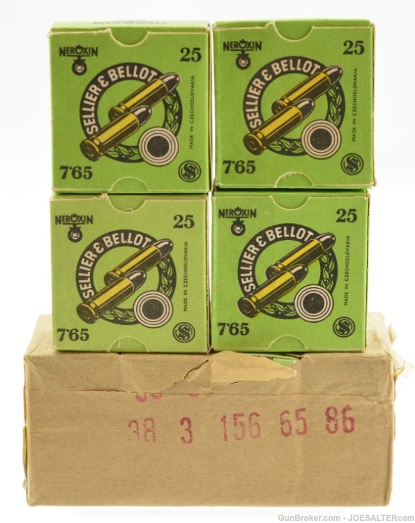 Sellier & Bellot 7.65mm/32acp Ammunition 200rdns-img-0