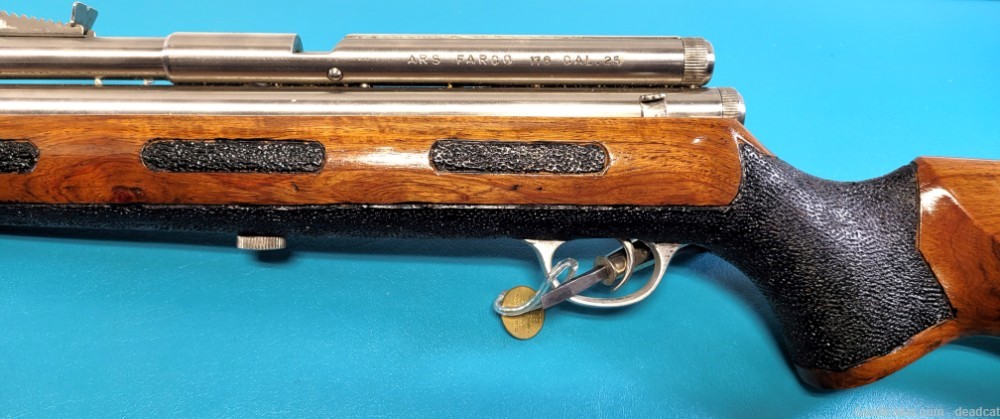 Rare ARS Farco Short Cylinder Rifle .25 Cal CO2 SS Air Rifle + Provenance -img-7