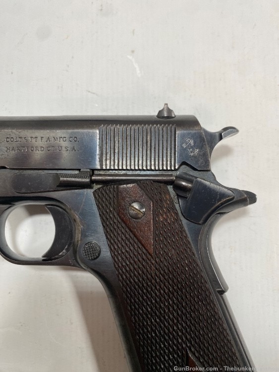 USED! 1917 COLT MODEL 1911 SEMI AUTO PISTOL .45 ACP $.01 PENNY AUCTION-img-12