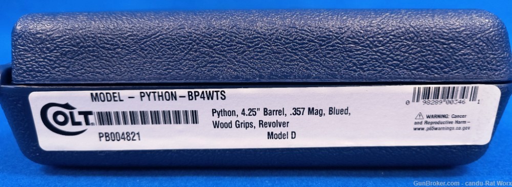 Colt Python Blue 357 Mag -img-13