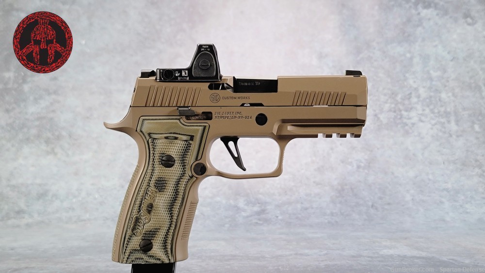 USED Sig Sauer P320 AXG Scorpion with Case, 3 mags, and RM06-img-0