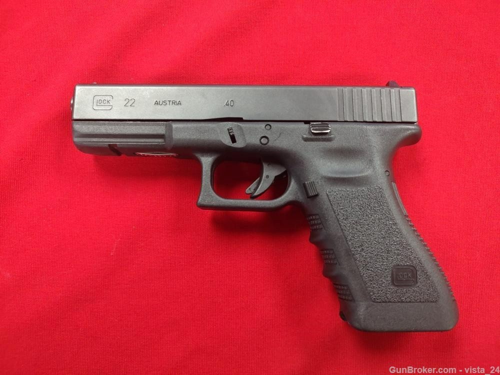 Glock 22 Gen 3 (.40 S&W) Semi Auto Pistol-img-0