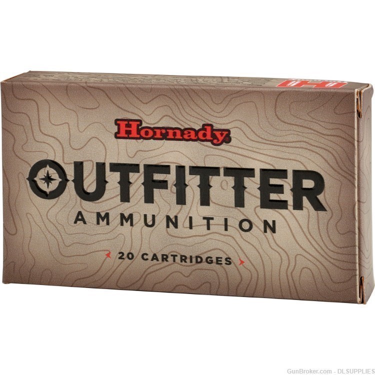 HORNADY OUTFITTER AMMUNTION .30-06 SPRG 180 GRAIN COPPER GMX  CX 20 RND BOX-img-0