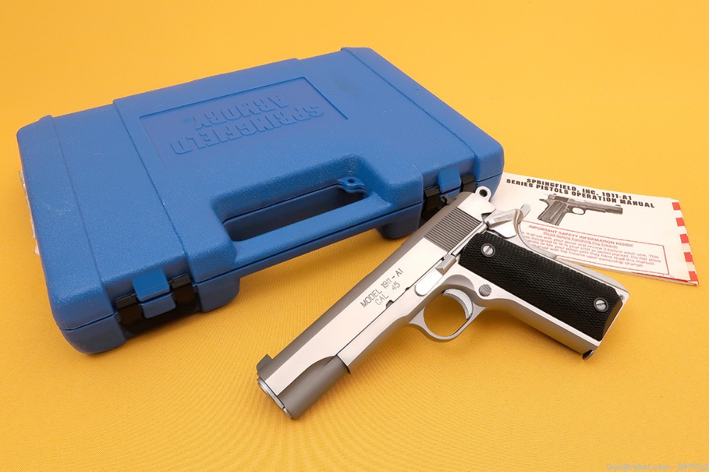 Springfield Armory 1911-A1 Basic Model Stainless - 45 ACP-img-0