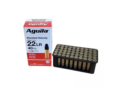 Aguila 22 LR Aguila Super Extra Standard Velocity 40 Grain - 50 round box