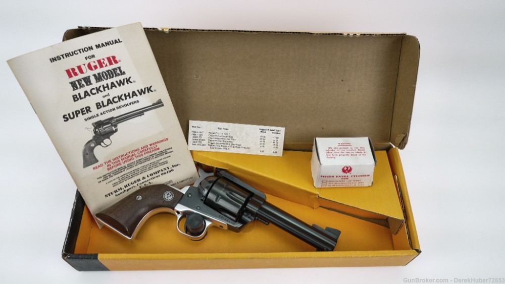 Ruger New Model Blackhawk - S/A Revolver in .45 Cal-img-0