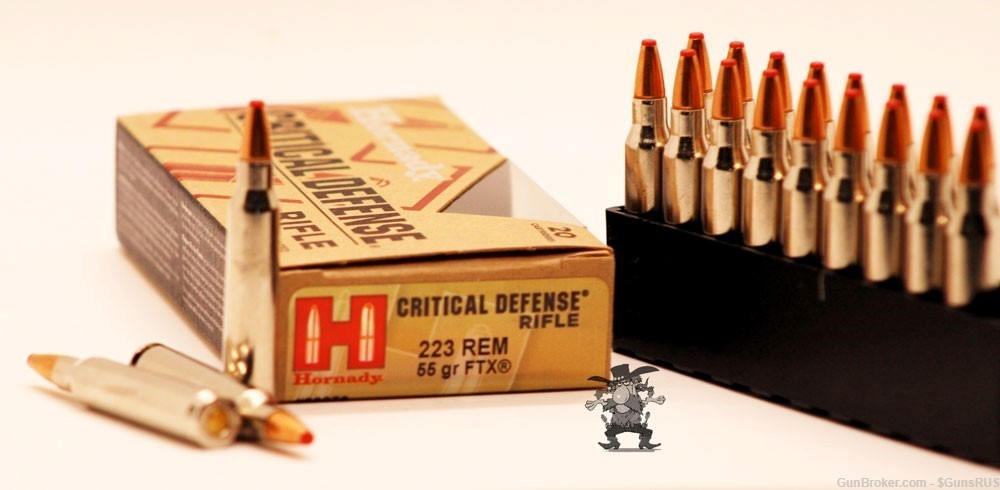 HORNADY Critical Defense .223 REM 55 Grain FTX-img-1