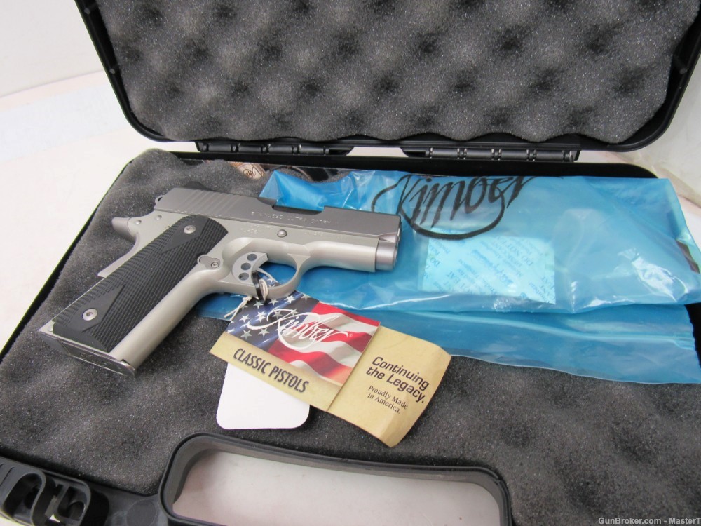 Like New in Box w/2 Mags Kimber Stainless Ultra Carry II 9mm No Reserve-img-0