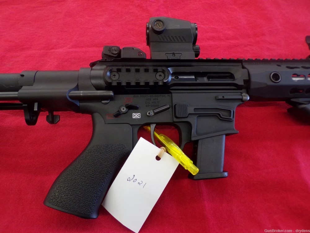Gun Point M9G 9mm pistol w/ Maxim brace Knights Rail Sig Romeo 5 sight PDW-img-7