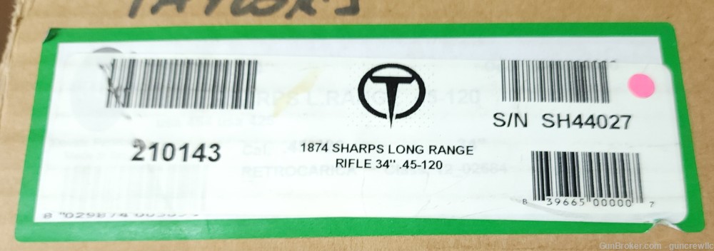 Pedersoli 210143 1874 Sharps Long Range 45-120 CCH 34" Layaway-img-22