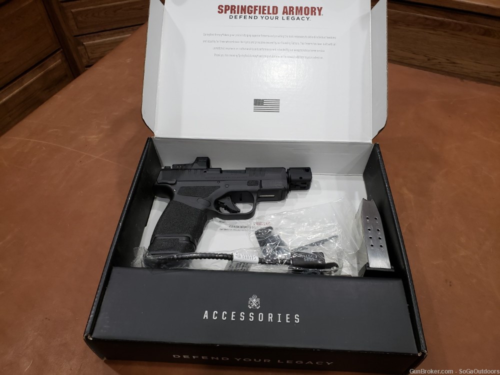Springfield HELLCAT RDP 9mm w/ Hex WASP NO RESERVE-img-5