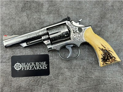 Smith & Wesson Model 66 .357 Magnum Revolver Hand Engraved w/ Original Box