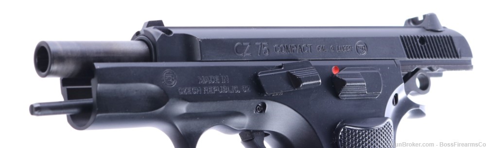 Czech Made CZ-75 Compact 9mm Luger Semi-Auto Pistol 3.5"- Used (SL)-img-5