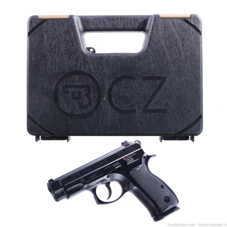 Czech Made CZ-75 Compact 9mm Luger Semi-Auto Pistol 3.5"- Used (SL)-img-0