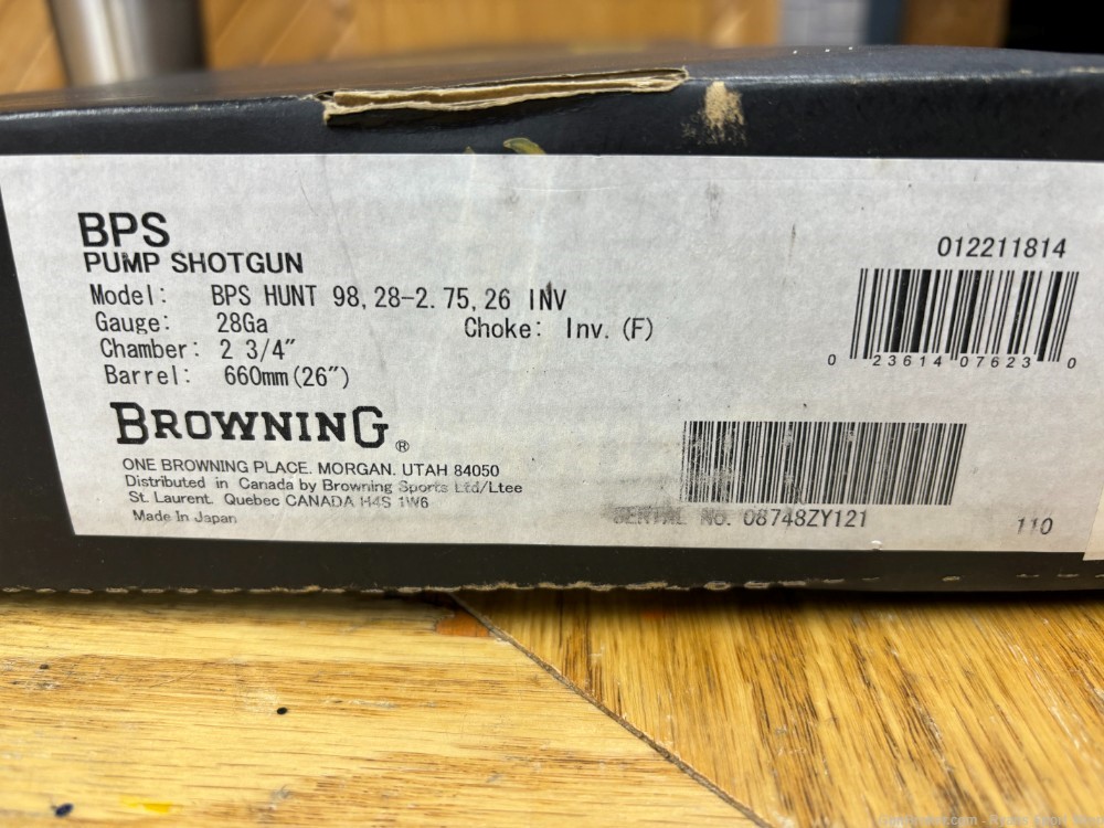 Browning BPS Hunter 28ga 28"-img-15