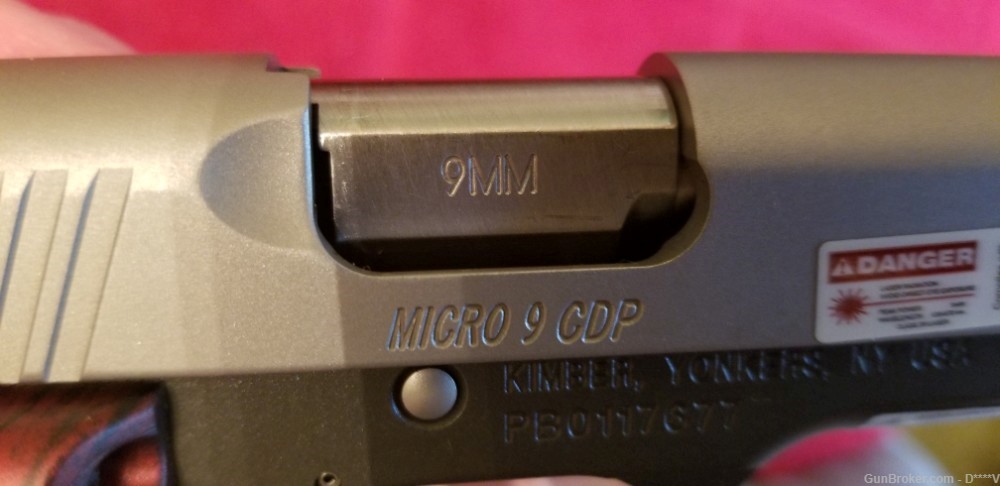Kimber Micro9 CDP (LG) (NIB) Never Fired (NS)-img-12