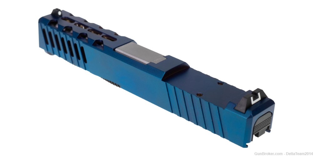 Complete Assembled Optic Ready Slide for Glock 19 Gen 3 | Blue DLC Slide-img-2