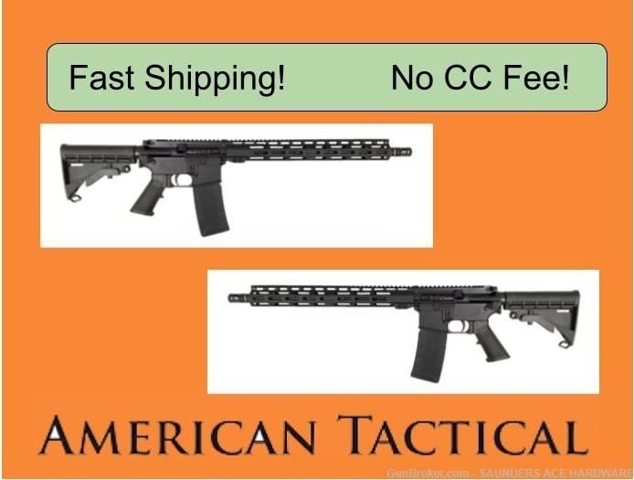 ATI American Tactical Inc. MilSport 5.56 NATO Semi-Auto Rifle 16" Black-img-0