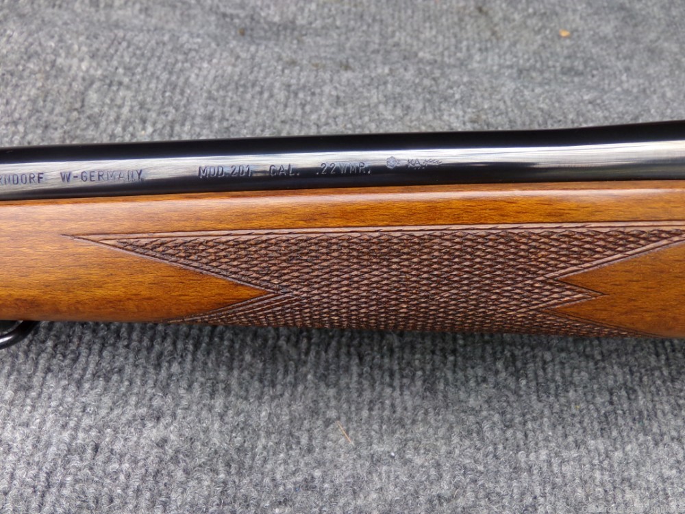 Real Nice Mauser 201 in 22 Magnum Rifle. Great Shape. Great Shooter. -img-1