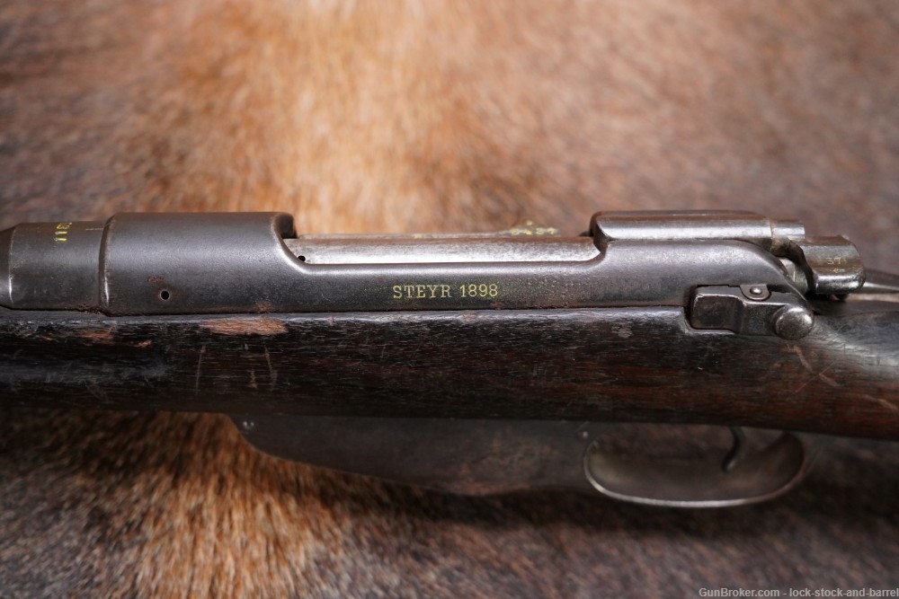 Steyr Dutch 1895 Carbine 6.5x53 18" Turn Bolt Military Rifle 1898 Antique-img-18