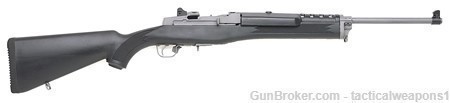 RUGER MINI 14 RANCH SA 5.56 NATO 18' STAINLESS STEEL -img-0