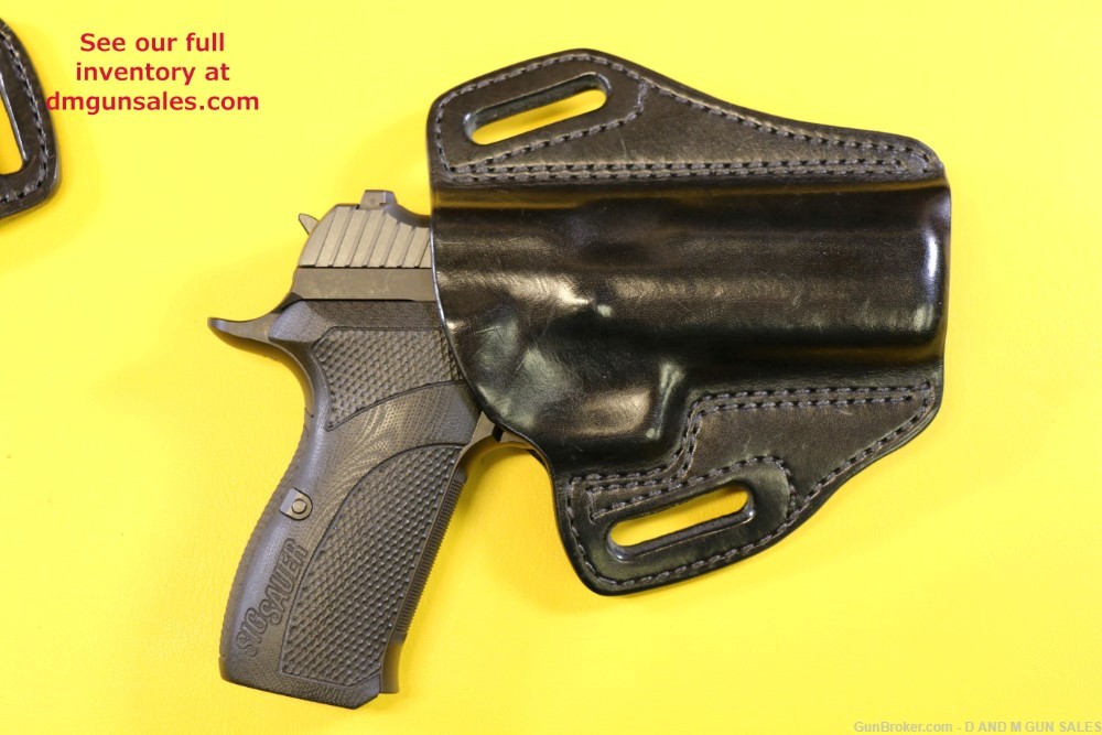 SIG SAUER P210 CARRY 9MM WITH 8 MAGS MITCH ROSEN'S HOLSTERS LIKE NEW!!-img-5