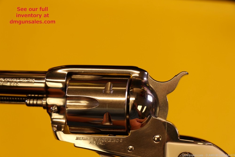 RUGER VAQUERO CONVERTIBLE .45 COLT .45 ACP POLISHED STAINLESS (LNIB) 2004-img-17