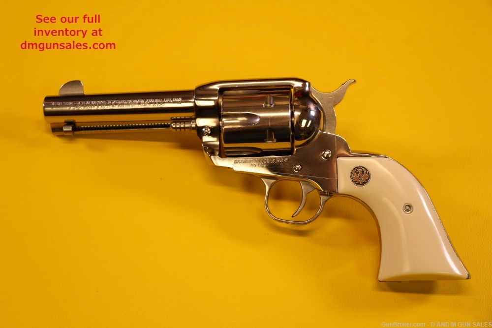 RUGER VAQUERO CONVERTIBLE .45 COLT .45 ACP POLISHED STAINLESS (LNIB) 2004-img-3