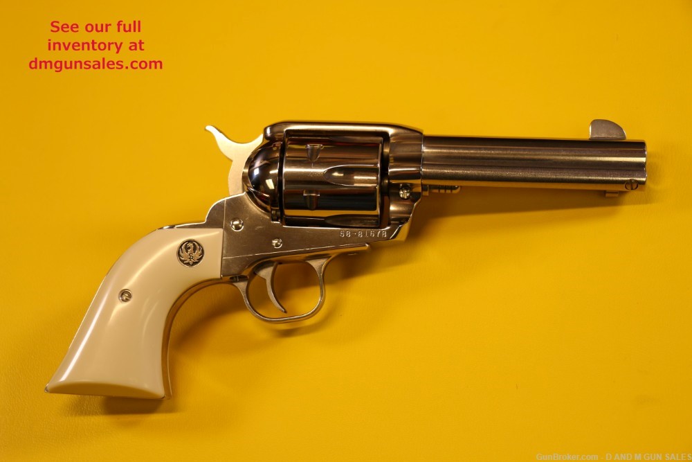 RUGER VAQUERO CONVERTIBLE .45 COLT .45 ACP POLISHED STAINLESS (LNIB) 2004-img-4