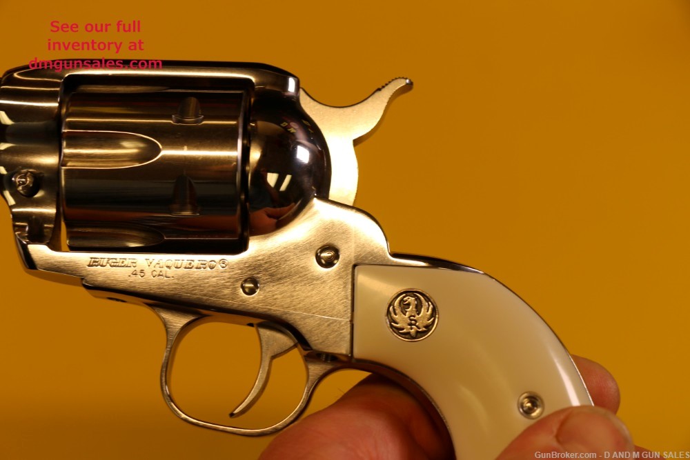 RUGER VAQUERO CONVERTIBLE .45 COLT .45 ACP POLISHED STAINLESS (LNIB) 2004-img-18