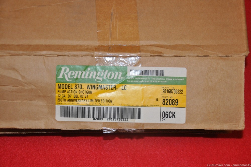 RARE and DESIRED Remington 870 Bicentennial 1818-2016 Wingmaster NIB-img-10
