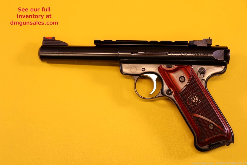 RUGER MARK III TARGET .22LR WITH 5 MAGS-img-1