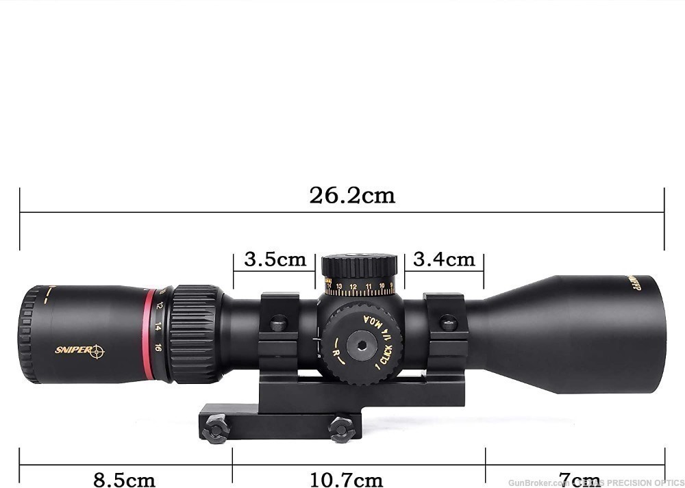 Sniper VT4-16x44 First Focal Plane (FFP) Compact Riflescope 30mm Tube -img-6