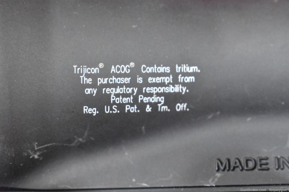 Trijicon ACOG 6x48mm Machine Gun Optic 7.62 NATO M80 TA648MGO-308 ACOG-img-7