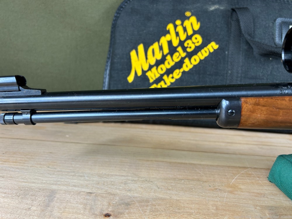 Marlin Model 39TDS Lever Action Take Down .22LR Rifle VGC 16.5" Brl .22 -img-3