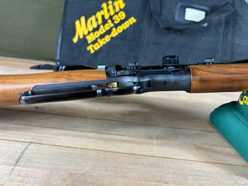 Marlin Model 39TDS Lever Action Take Down .22LR Rifle VGC 16.5" Brl .22 -img-23