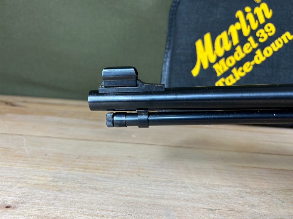 Marlin Model 39TDS Lever Action Take Down .22LR Rifle VGC 16.5" Brl .22 -img-2