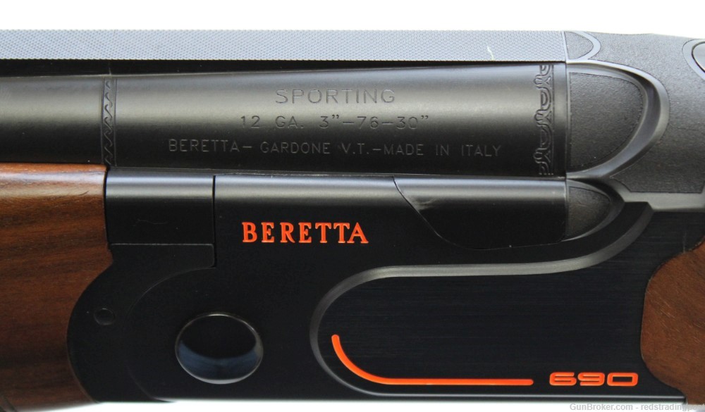 Beretta 690 Sporting 30" Vent Rib Barrel 3" 12 Ga O/U Shotgun w/ Case -img-15
