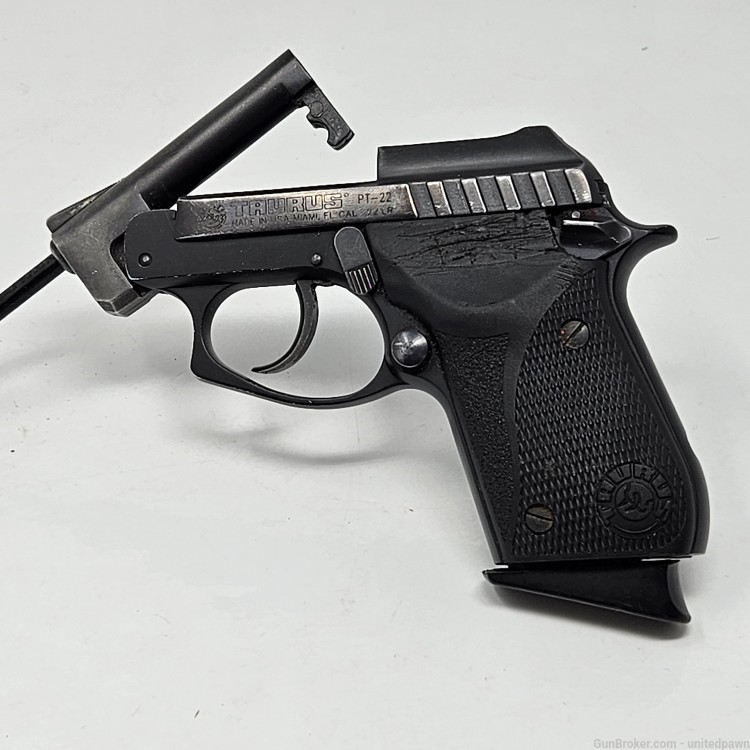 Taurus PT-22 22lr tip barrel pistol -img-25
