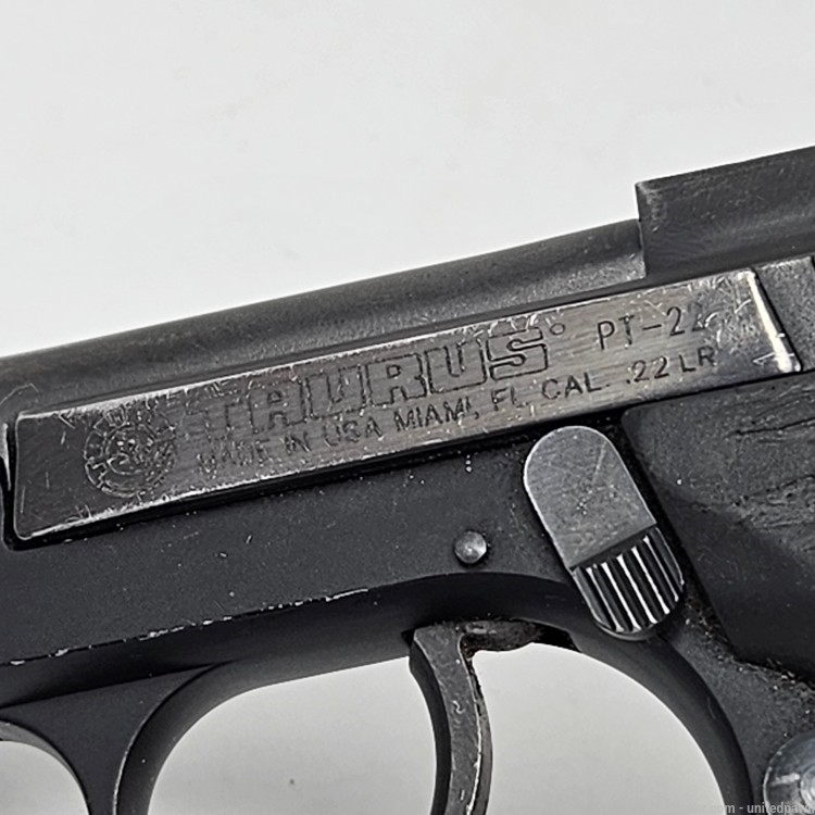 Taurus PT-22 22lr tip barrel pistol -img-4