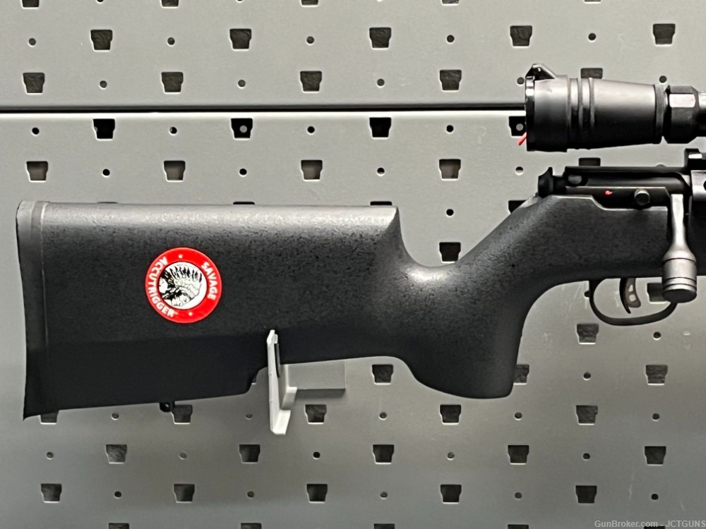 USED Savage M93 17 HMR Bolt Action Rifle, Redfield Scope, NO CC FEES -img-1