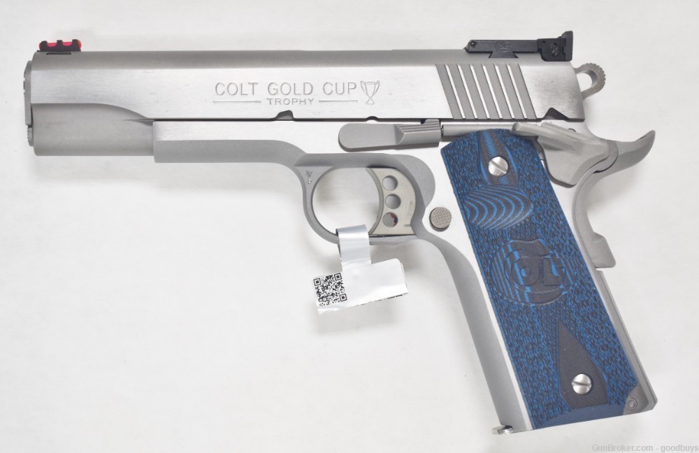 Colt 1911 Gold Cup Lite .38 Super 5" SS O5073GCL NIB RARE 38 SPRING SALE-img-1