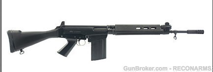 DSArms FAL BWR Rifle SA5818BWA Bush Warrior.308 Win 18" 20rd Black Belgium-img-0