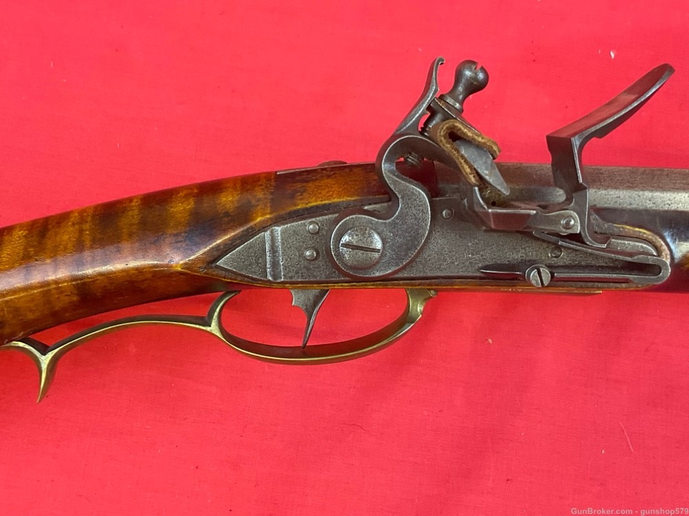 Custom Contemporary Berkshire County PA Long Rifle 54 Cal MDH Signed 46 In-img-10